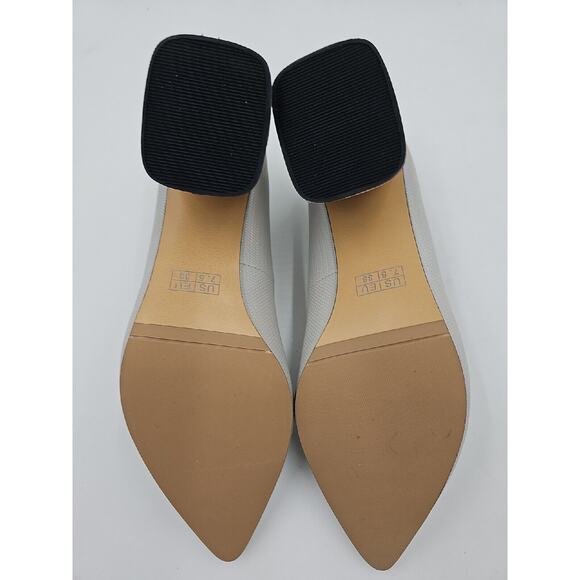 ROTCV 2.5" Chunky Heels Slip On Pumps Size 7.5 - Picture 5 of 5